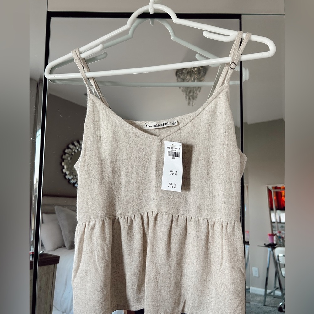 NWT abercrombie&fitch cami babydoll tank